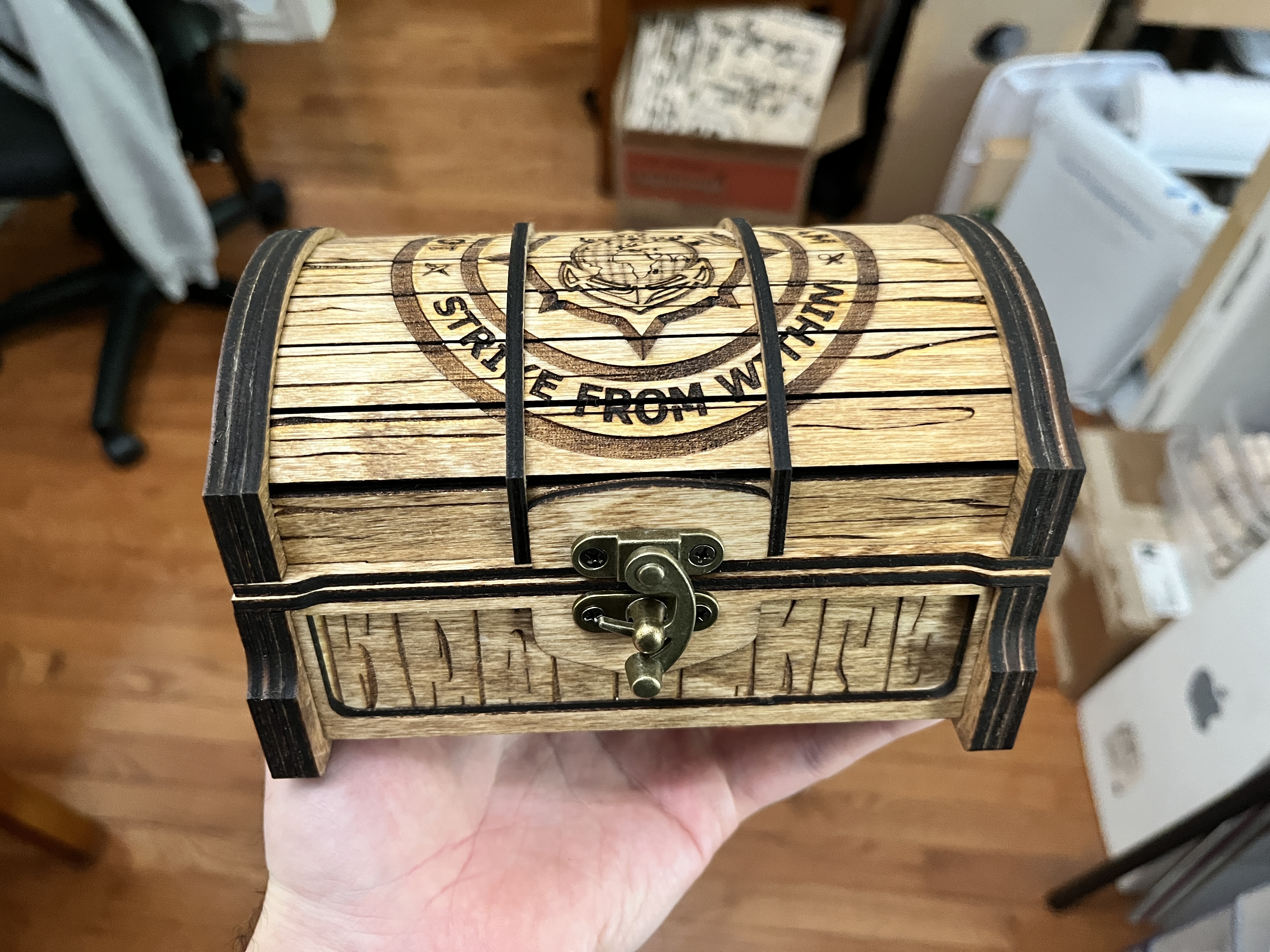 Treasure Chest with Logo icon