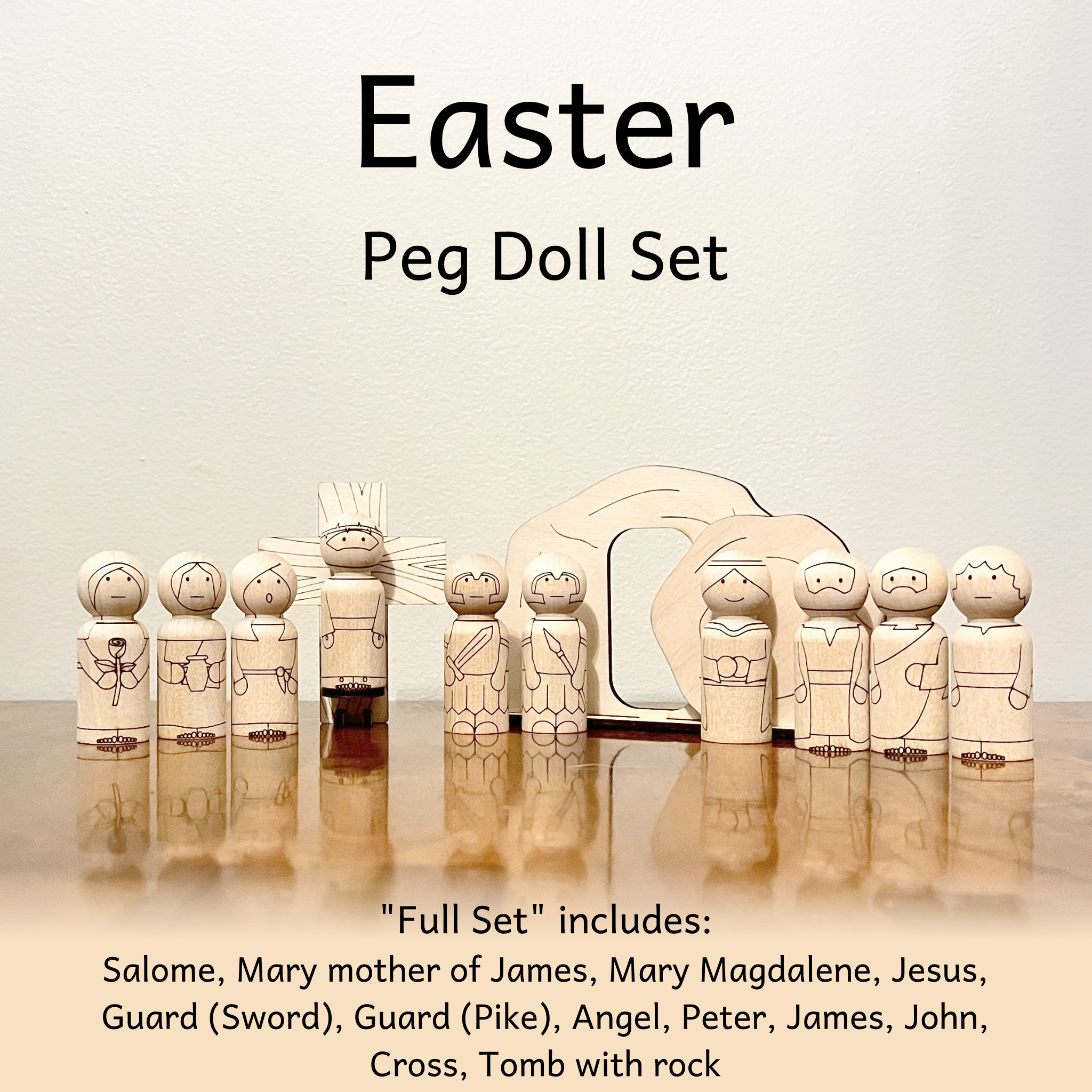 Image 8 - Pegsies Wooden Peg Dolls