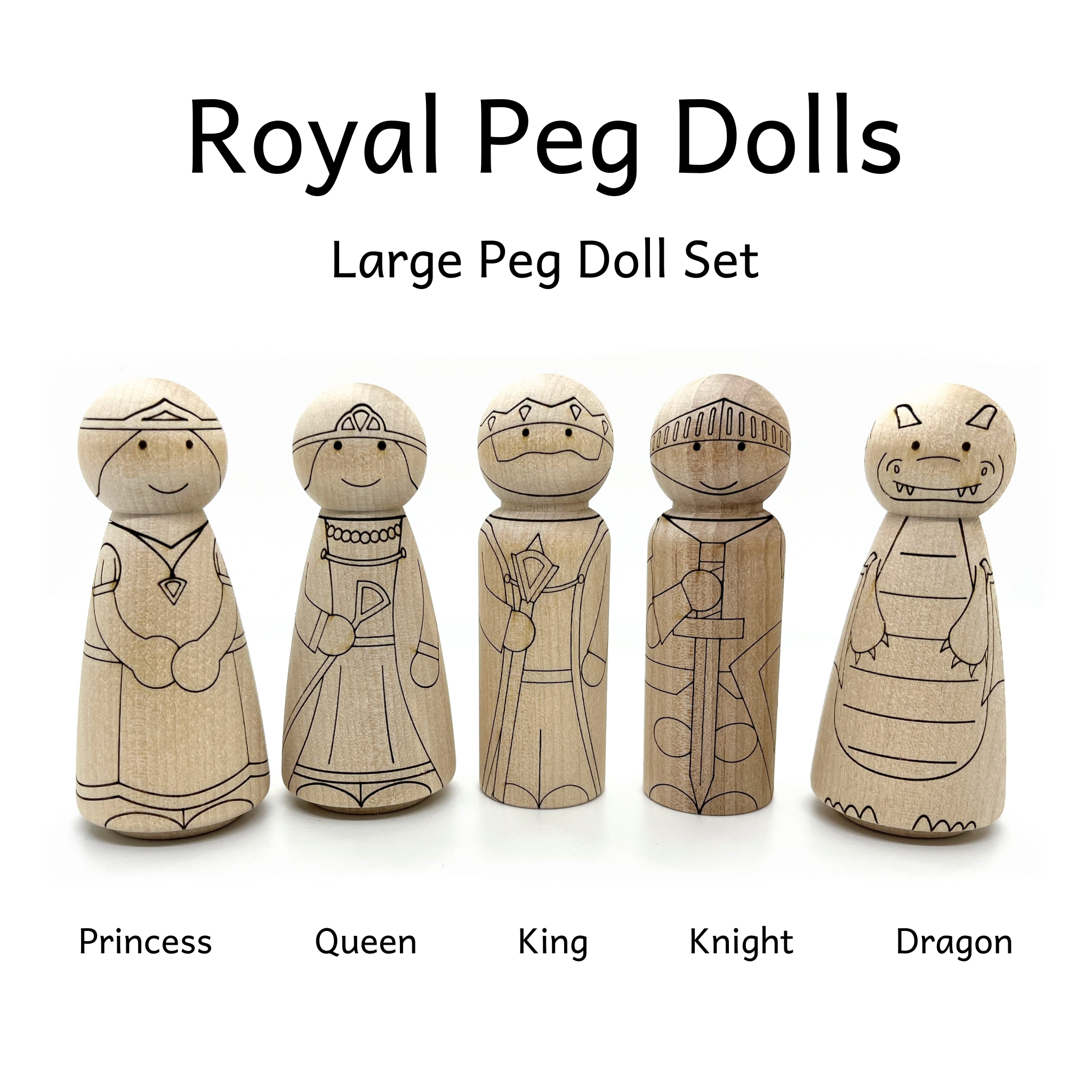 Image 21 - Pegsies Wooden Peg Dolls